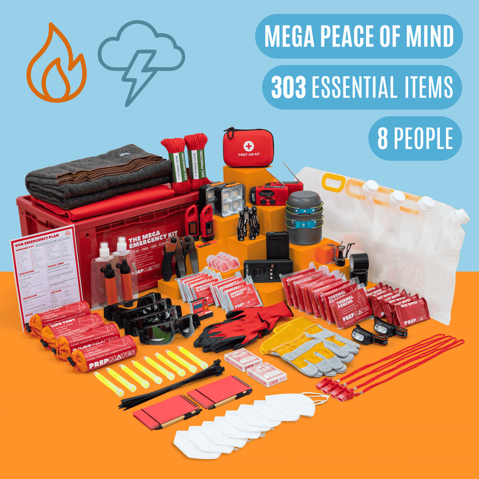 8-Person Emergency Survival Kit | Emergency Supplies Australia – PrepMates